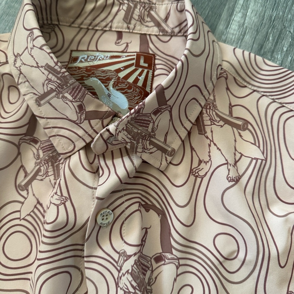 Etro Pink and Black Patterned Dress Shirts - Picture 3 of 7